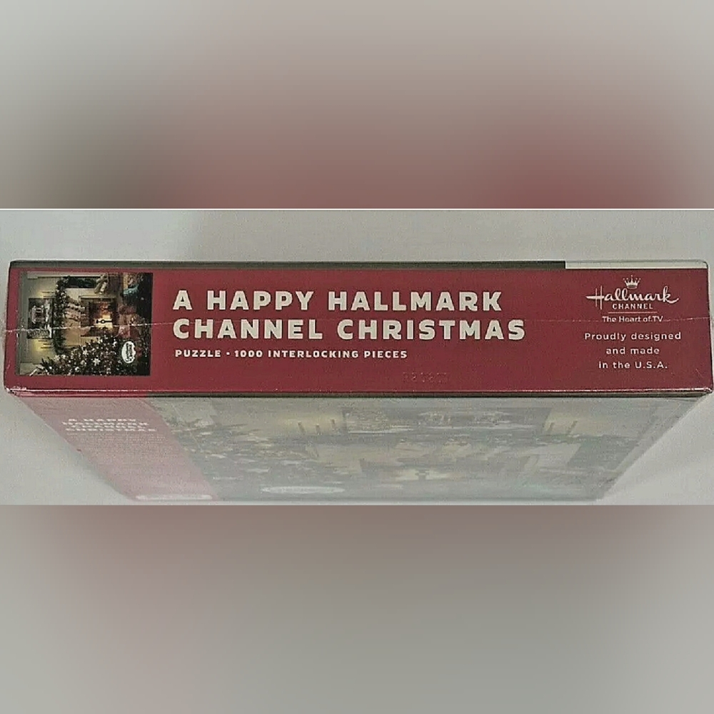 A Happy Hallmark Channel *1000 PIECE* CHRISTMAS PUZZLE 30"x24" size - Picture 4 of 4